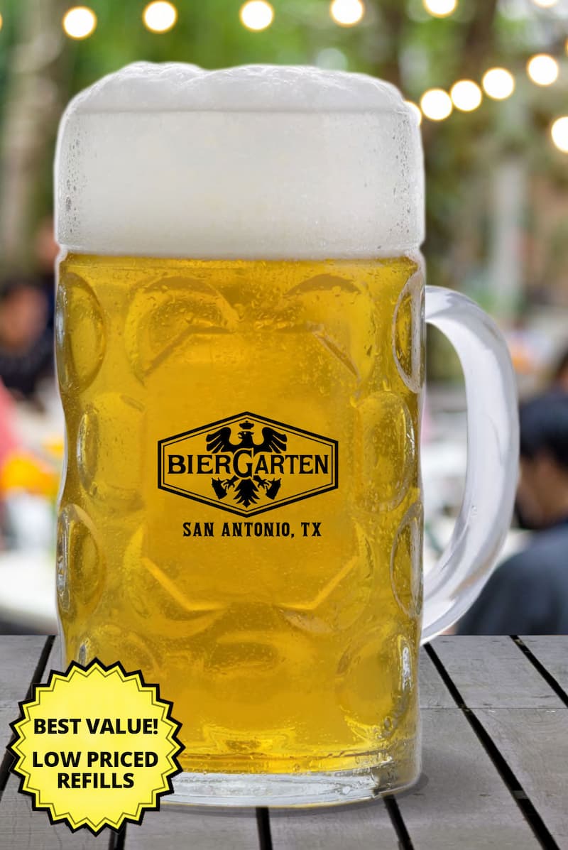 BierGarten Liter Stein